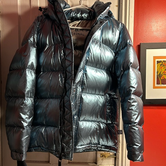 Blue Aritzia Super Puff - Picture 2 of 4